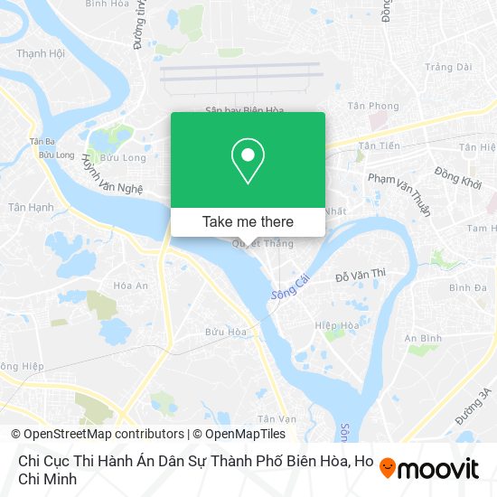 Chi Cục Thi Hành Án Dân Sự Thành Phố Biên Hòa map