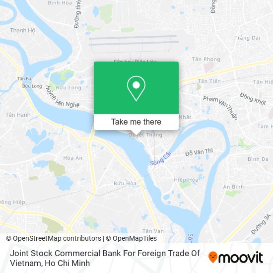 Joint Stock Commercial Bank For Foreign Trade Of Vietnam map