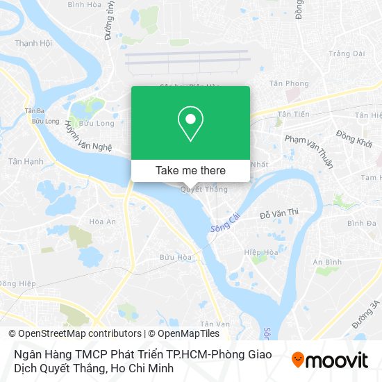 Ngân Hàng TMCP Phát Triển TP.HCM-Phòng Giao Dịch Quyết Thắng map