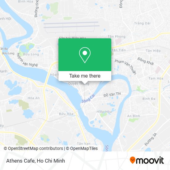 Athens Cafe map