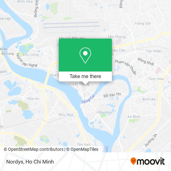 Nordys map