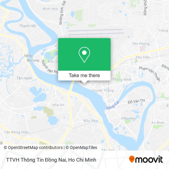 TTVH Thông Tin Đồng Nai map