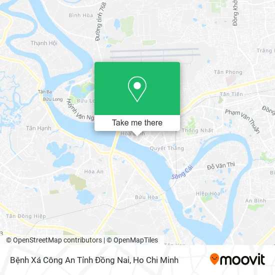 Bệnh Xá Công An Tỉnh Đồng Nai map