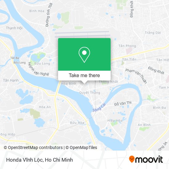 Honda Vĩnh Lộc map