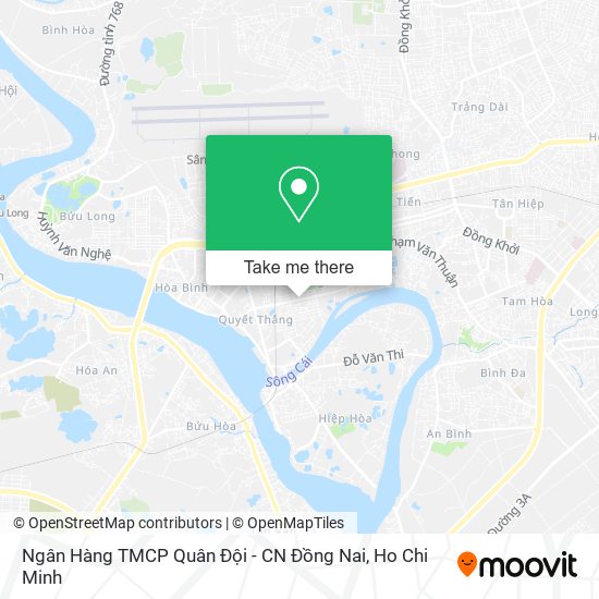 Ngân Hàng TMCP Quân Đội - CN Đồng Nai map