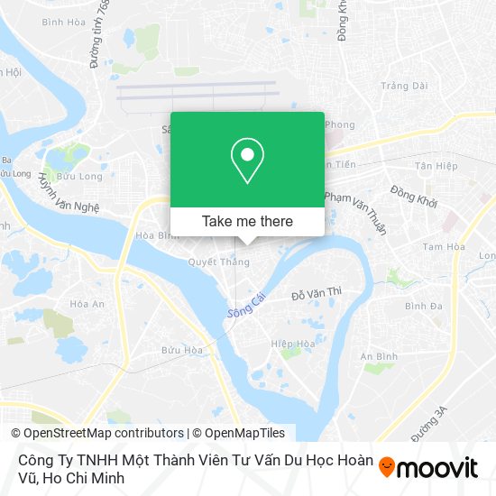 Công Ty TNHH Một Thành Viên Tư Vấn Du Học Hoàn Vũ map