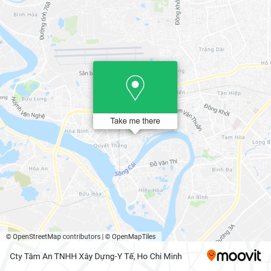 Cty Tâm An TNHH Xây Dựng-Y Tế map