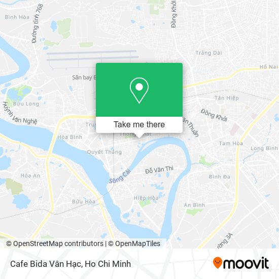 Cafe Bida Vân Hạc map
