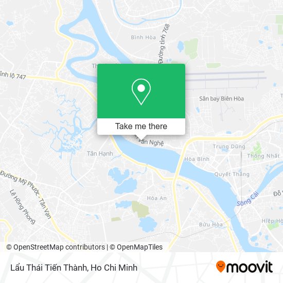 Lẩu Thái Tiến Thành map