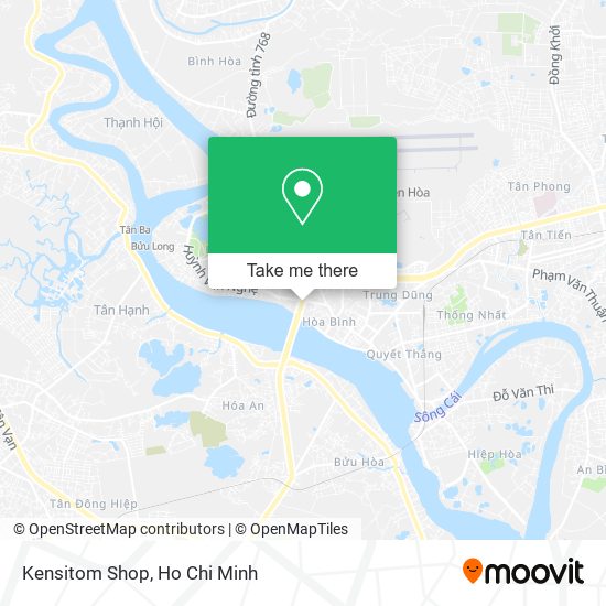 Kensitom Shop map