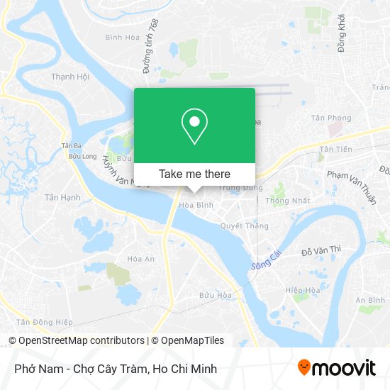 Phở Nam - Chợ Cây Tràm map