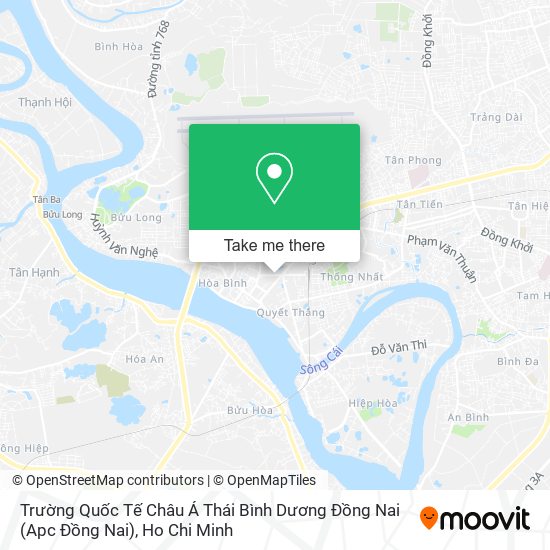 How to get to Trường Quốc Tế Châu Á Thái Bình Dương Đồng Nai (Apc Đồng ...