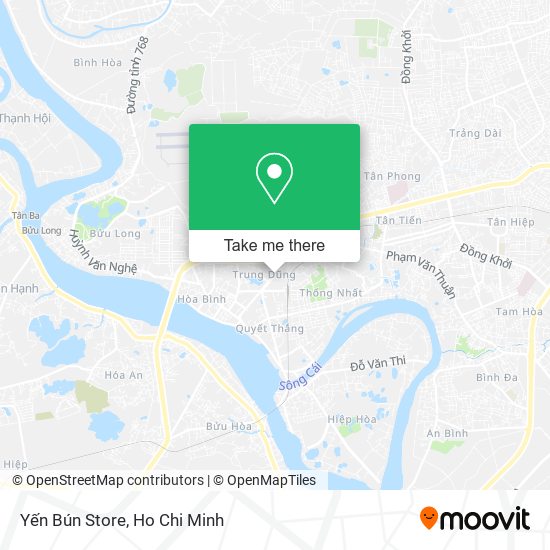 Yến Bún Store map