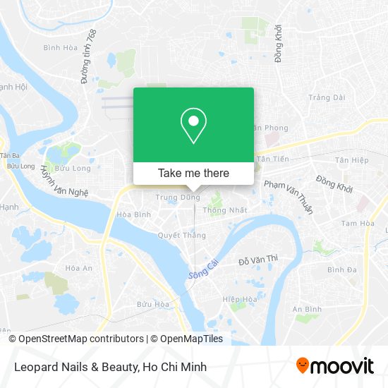 Leopard Nails & Beauty map