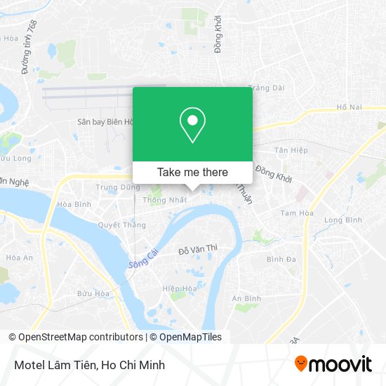 Motel Lâm Tiên map