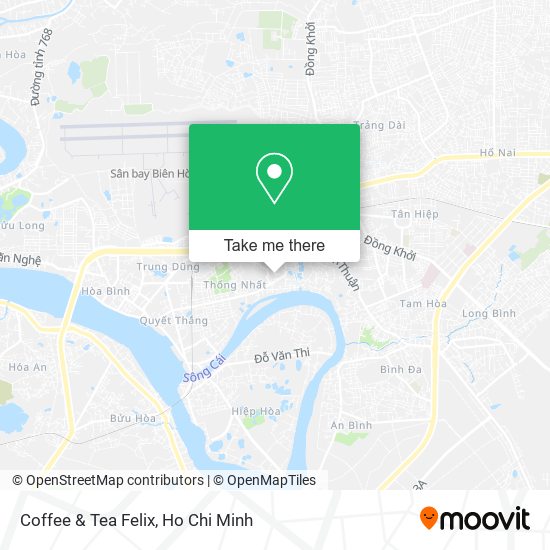 Coffee & Tea Felix map