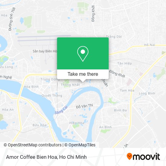Amor Coffee Bien Hoa map