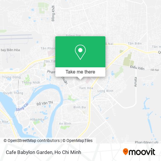 Cafe Babylon Garden map