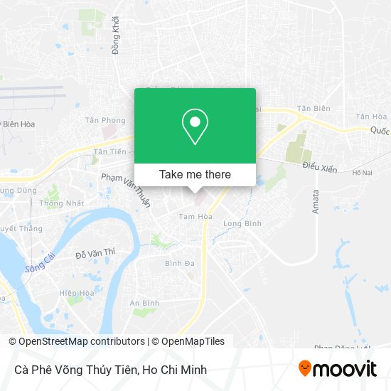 Cà Phê Võng Thủy Tiên map
