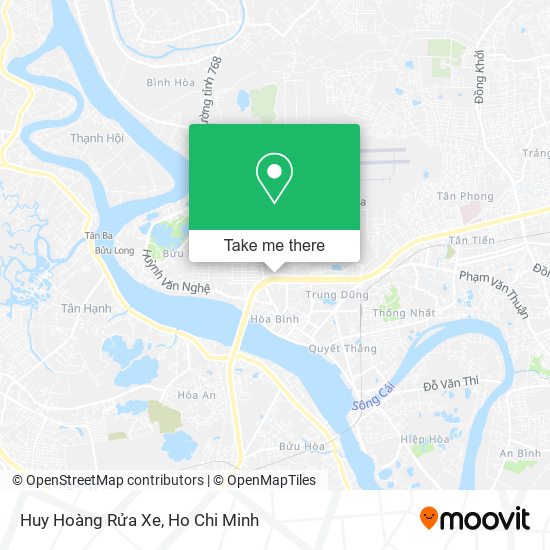 Huy Hoàng Rửa Xe map