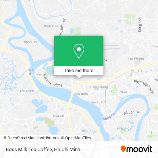 Boss Milk Tea Coffee map