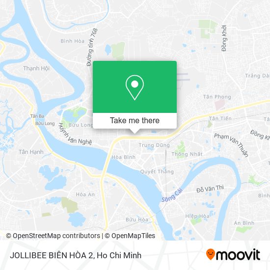 JOLLIBEE BIÊN HÒA 2 map
