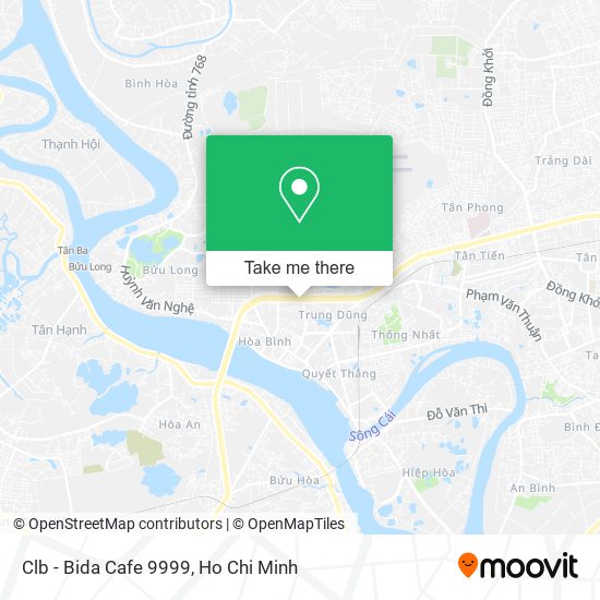 Clb - Bida Cafe 9999 map