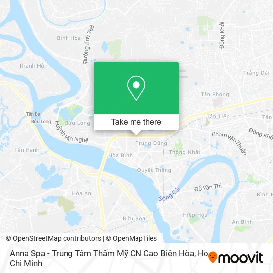 Anna Spa - Trung Tâm Thẩm Mỹ CN Cao Biên Hòa map
