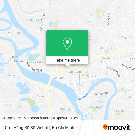 Cửa Hàng Xổ Số Vietlott map