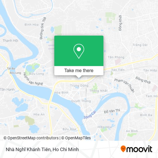 Nhà Nghĩ Khánh Tiên map