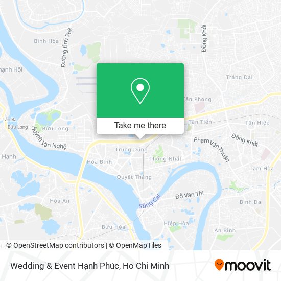 Wedding & Event Hạnh Phúc map