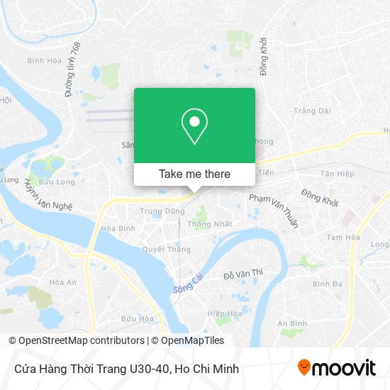 Cửa Hàng Thời Trang U30-40 map