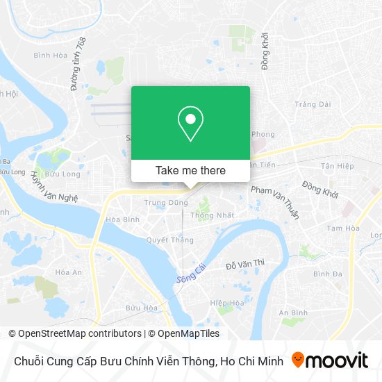 Chuỗi Cung Cấp Bưu Chính Viễn Thông map