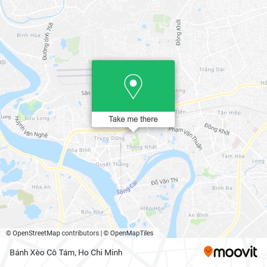 Bánh Xèo Cô Tám map