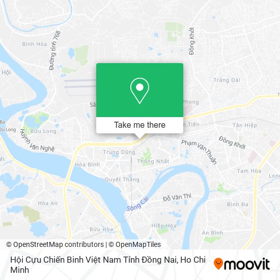 Hội Cựu Chiến Binh Việt Nam Tỉnh Đồng Nai map