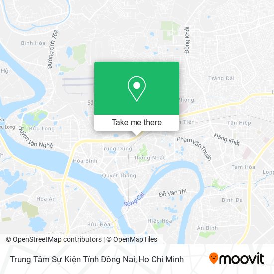 Trung Tâm Sự Kiện Tỉnh Đồng Nai map