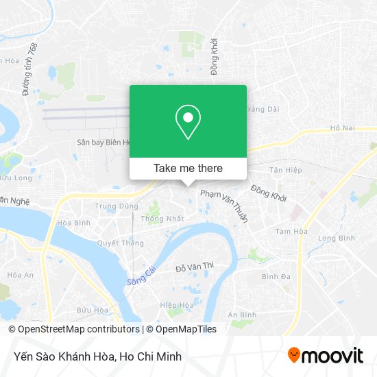 Yến Sào Khánh Hòa map