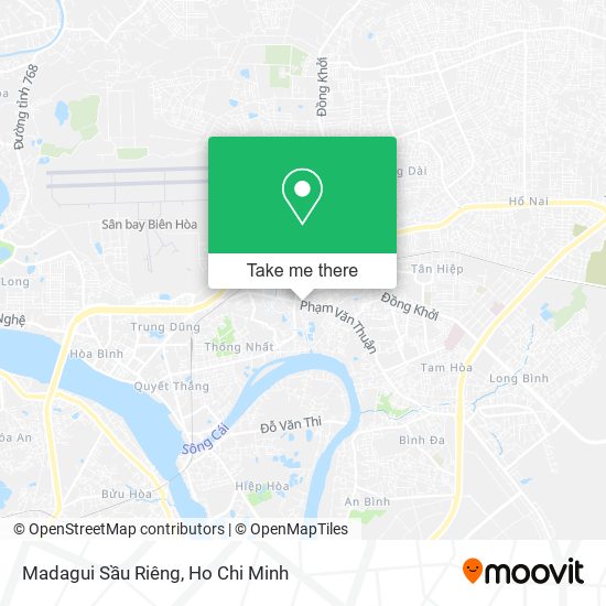Madagui Sầu Riêng map