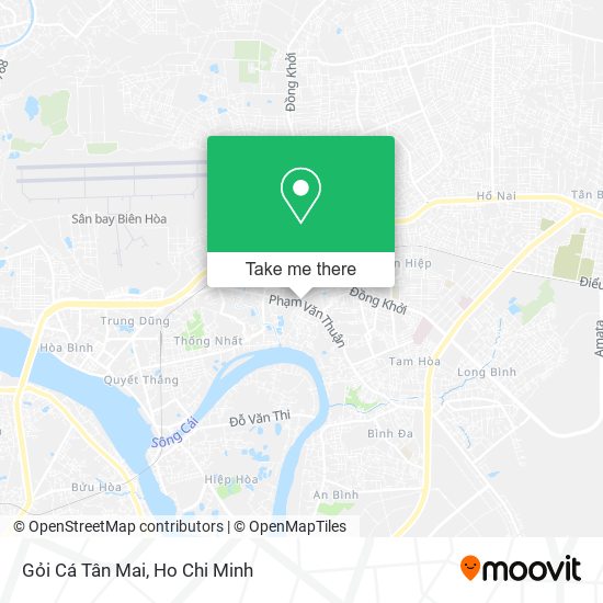 Gỏi Cá Tân Mai map