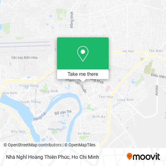 Nhà Nghỉ Hoàng Thiên Phúc map