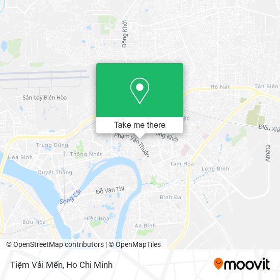 Tiệm Vải Mến map