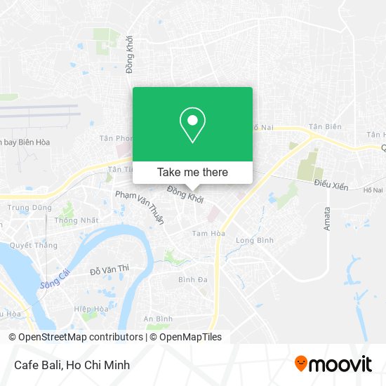 Cafe Bali map