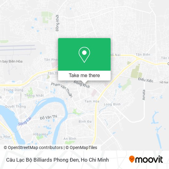Câu Lạc Bộ Billiards Phong Đen map
