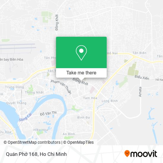 Quán Phở 168 map