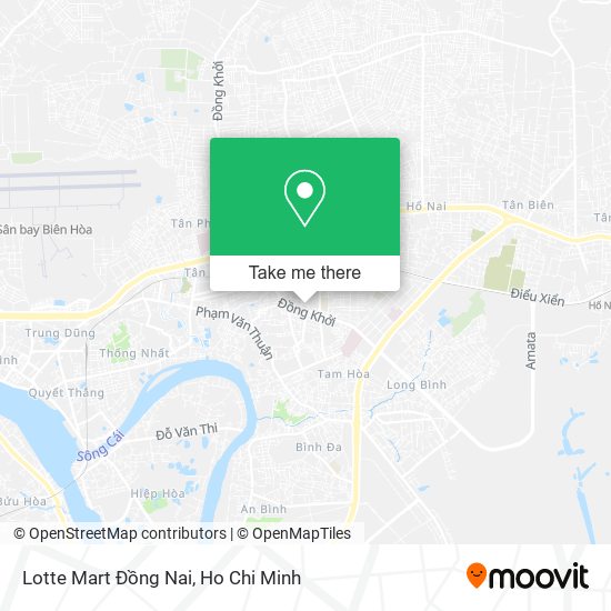 Lotte Mart Đồng Nai map