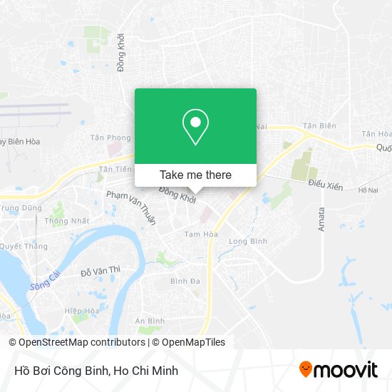 Hồ Bơi Công Binh map