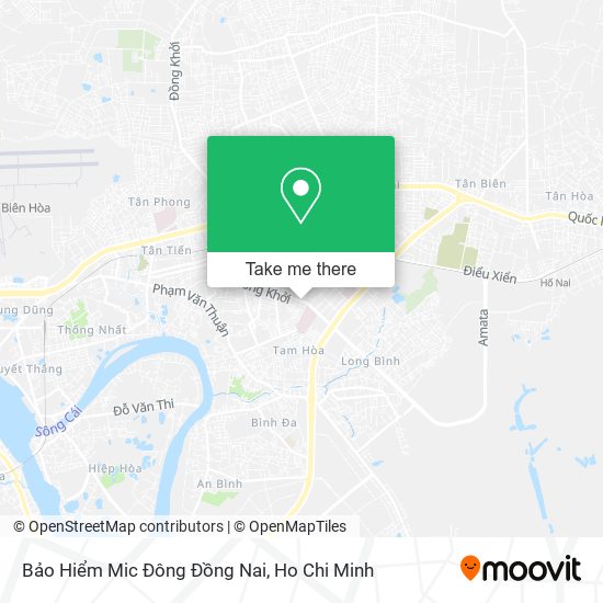 Bảo Hiểm Mic Đông Đồng Nai map