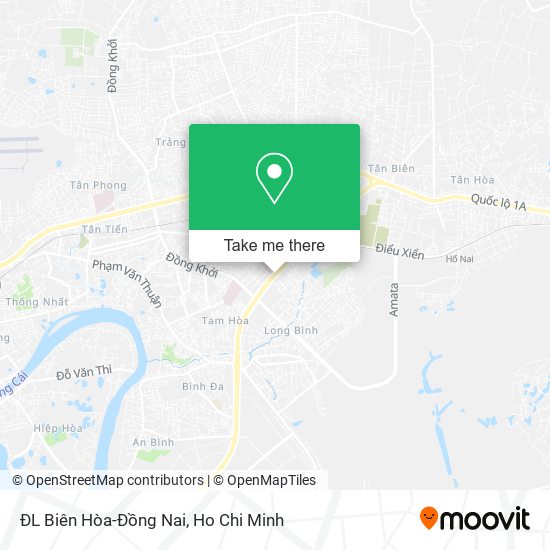 ĐL Biên Hòa-Đồng Nai map