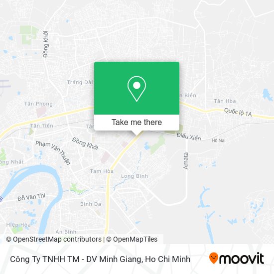 Công Ty TNHH TM - DV Minh Giang map