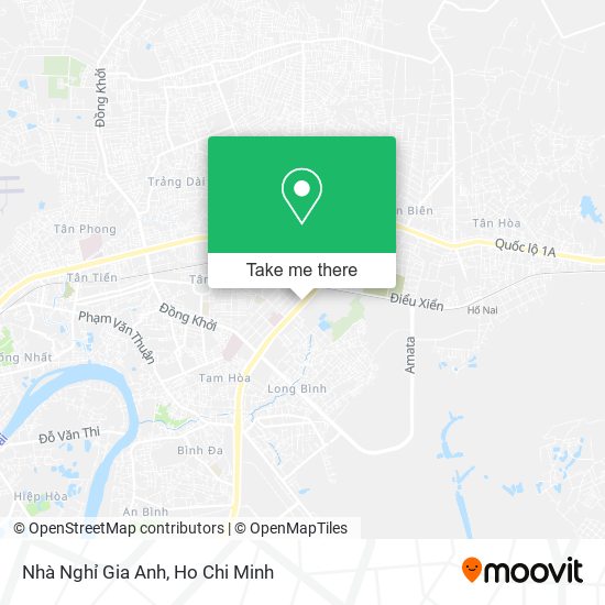 Nhà Nghỉ Gia Anh map